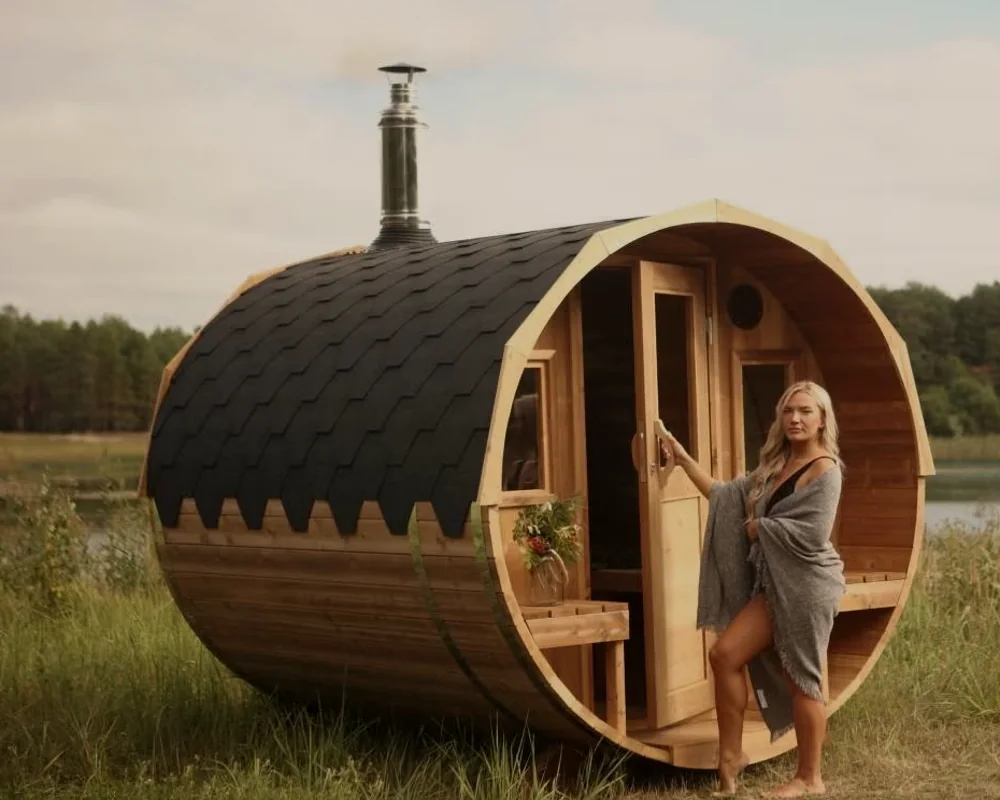 Barrel sauna